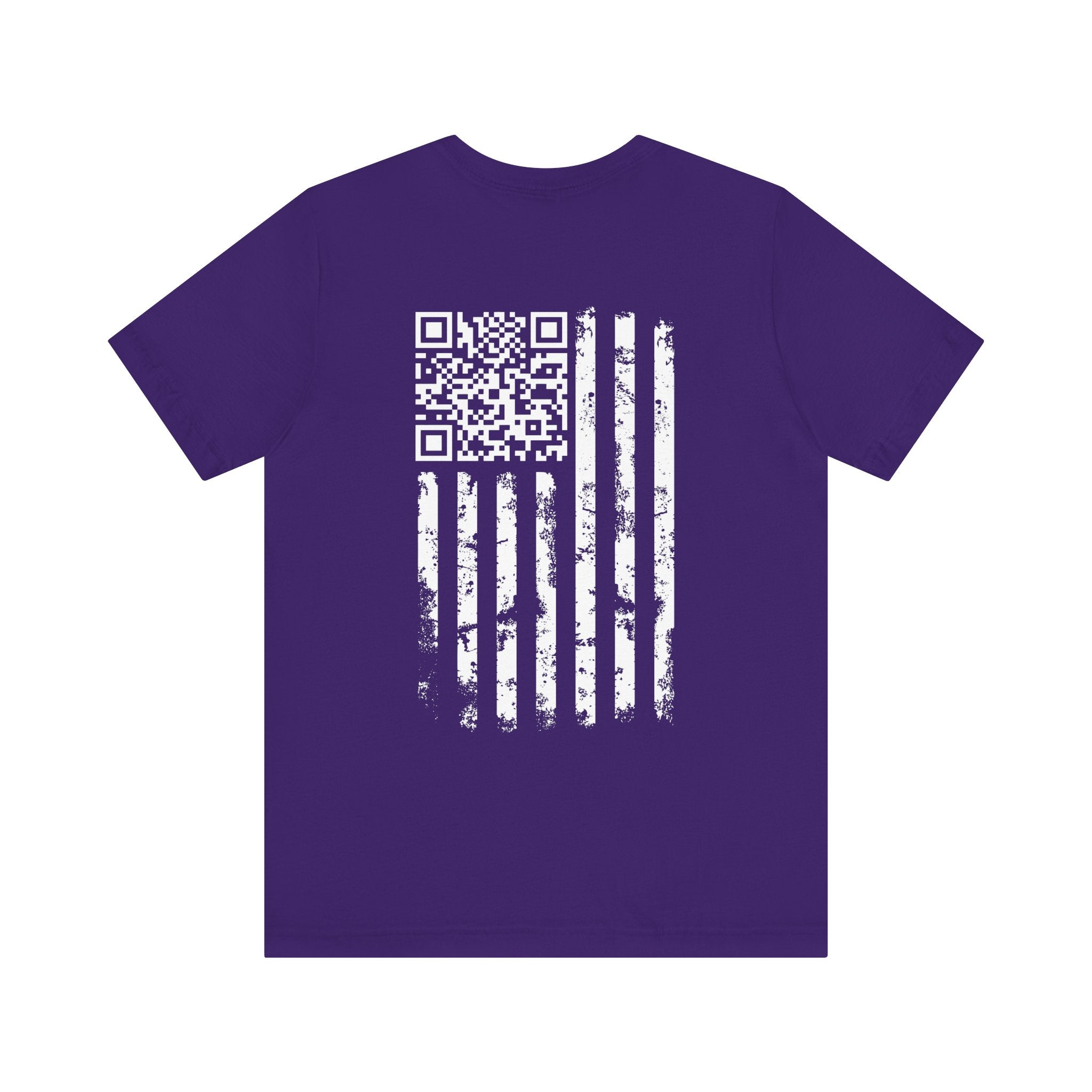 American Flag QR Code T-Shirt
