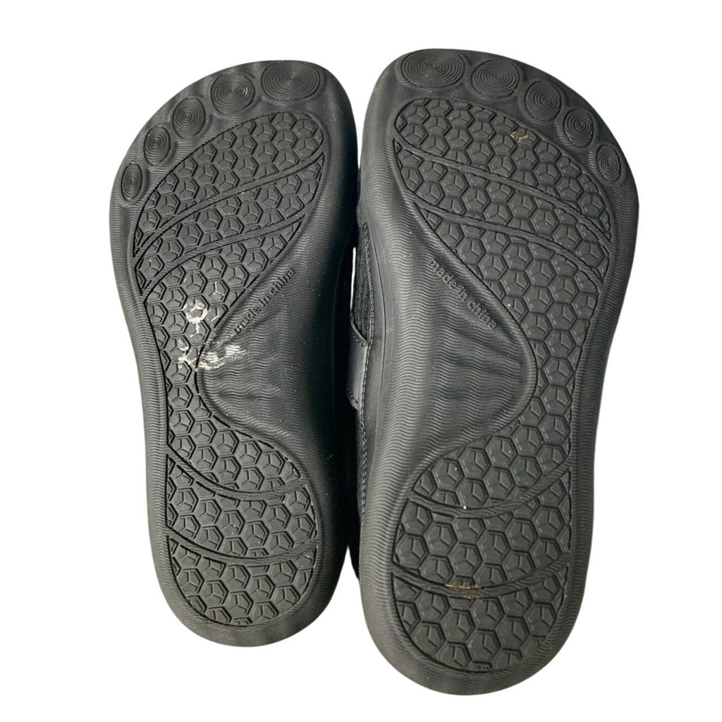 Spesoul Womens 6.5 Black Corduroy Wide Toe Box Hook Loop Slide On Slipper Shoes