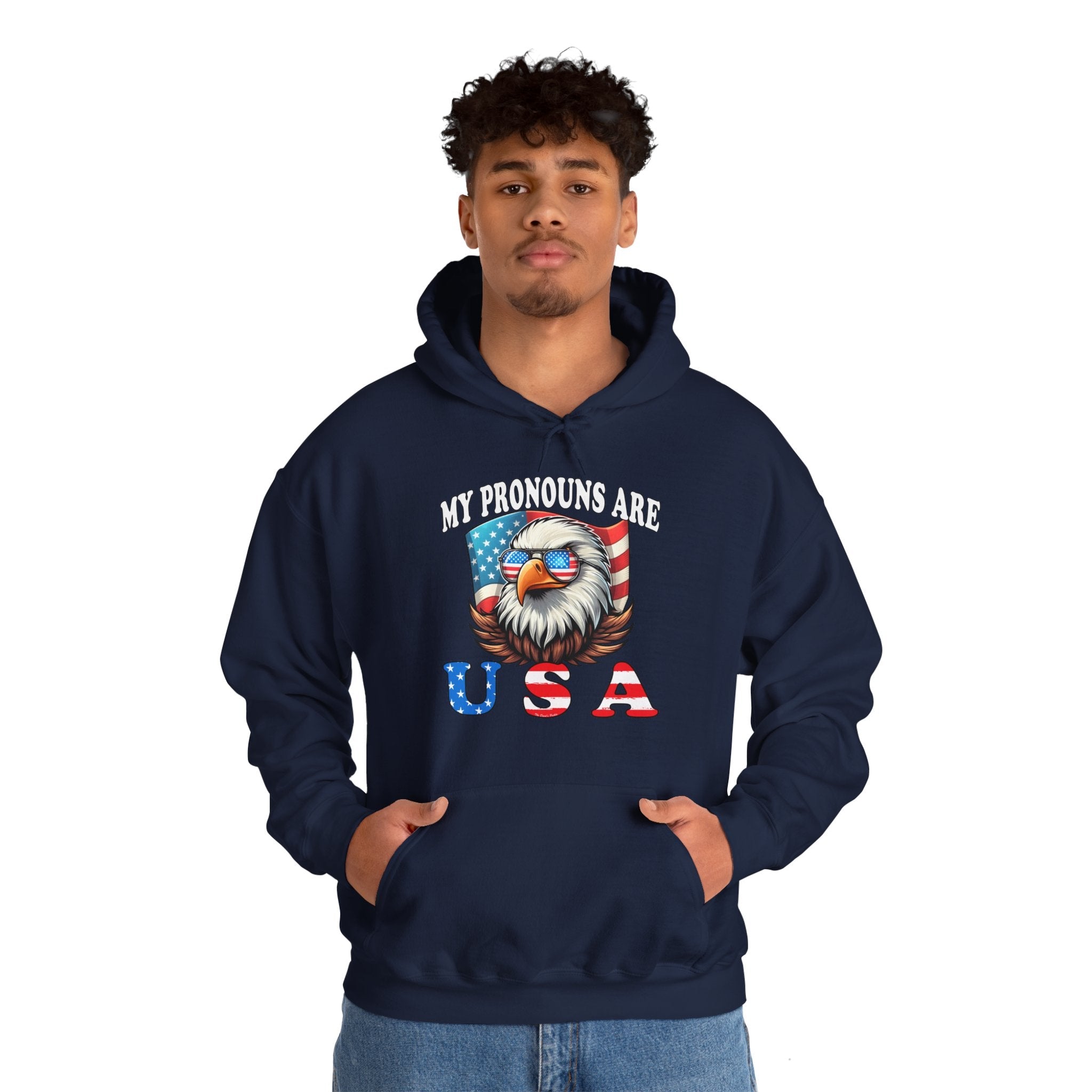 My Pronouns Are U.S.A Hooded Sweatshirt