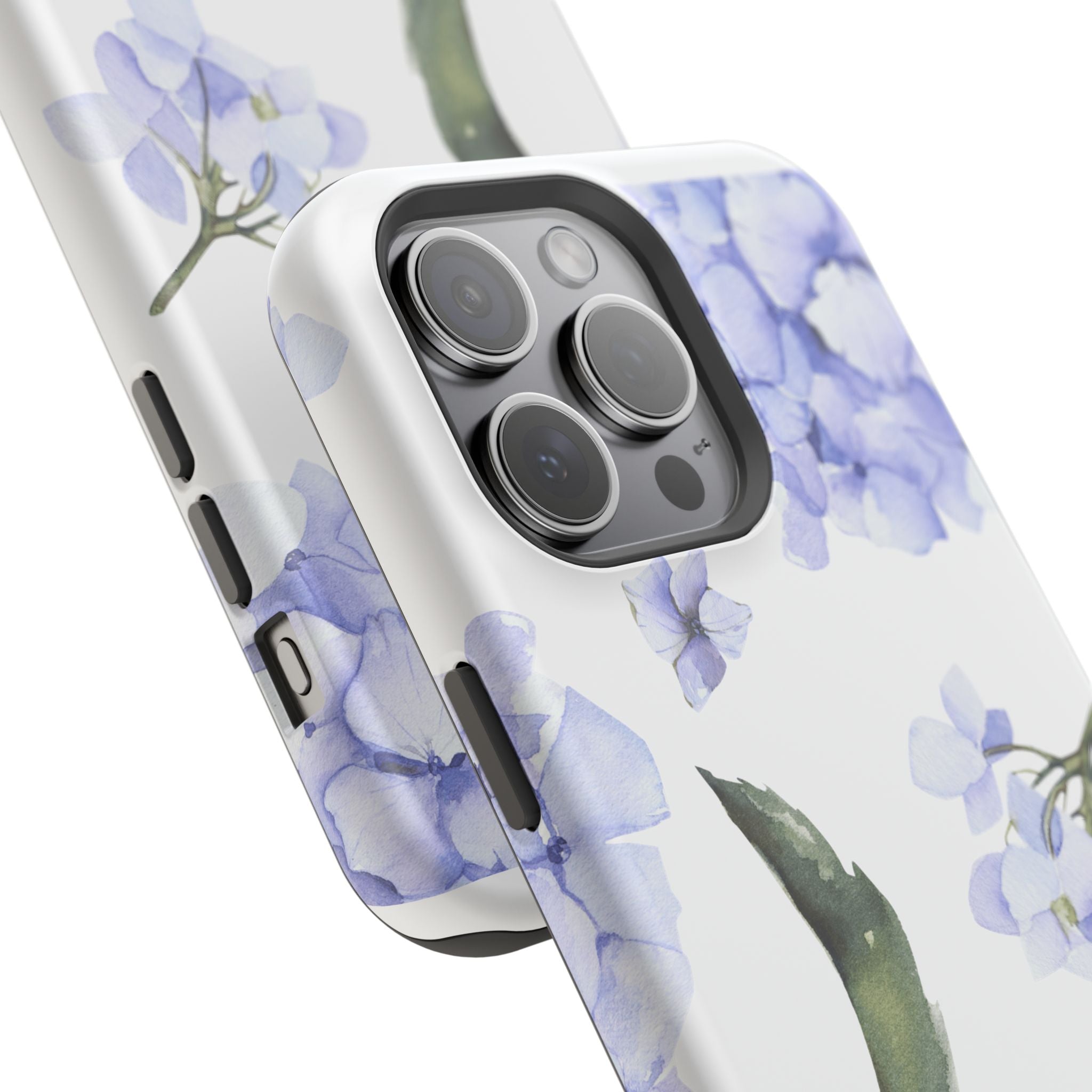 Customizable: Floral Purple Hydrangea Impact-Resistant Phone Case