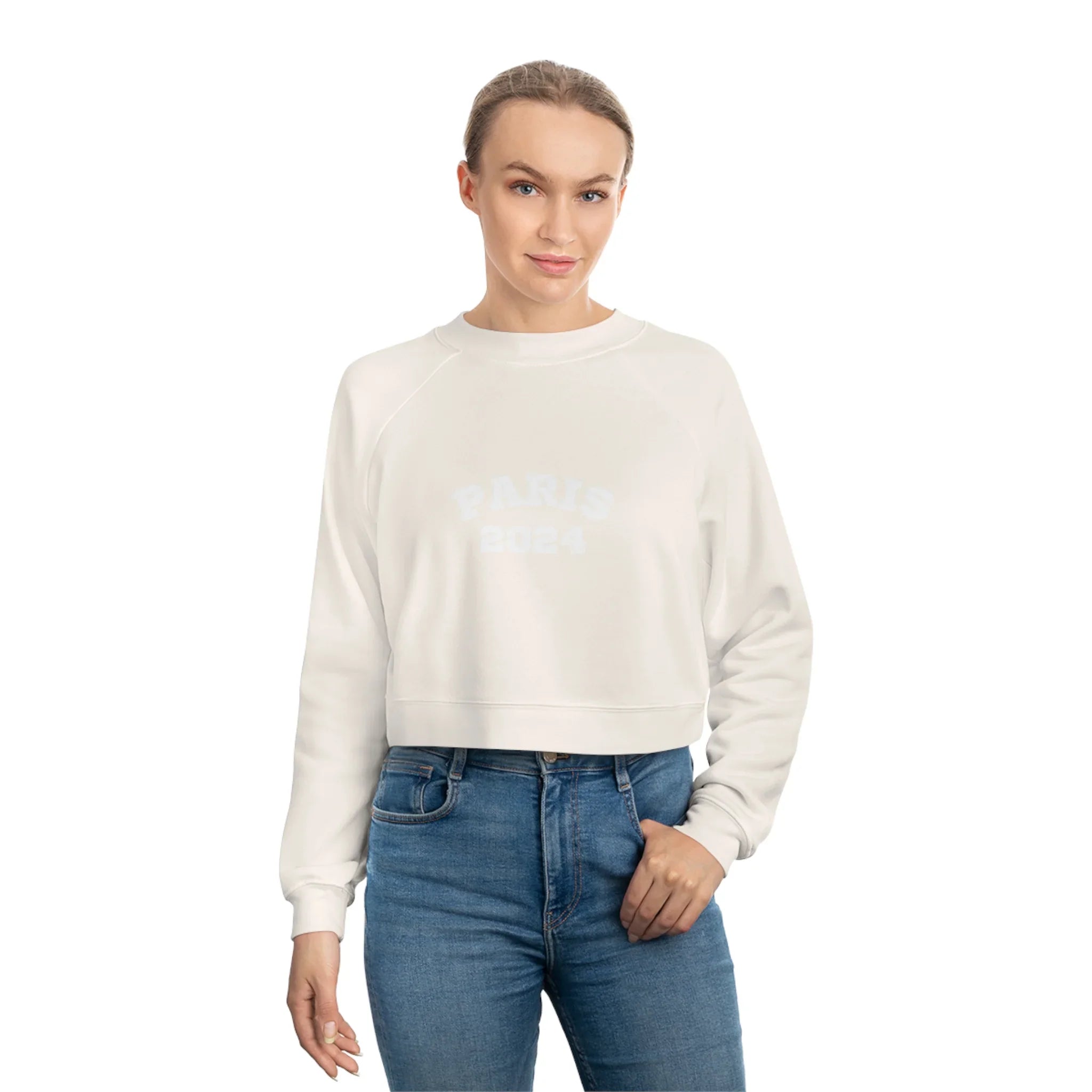 Women's Paris 2024 Cropped Fleece Pullover