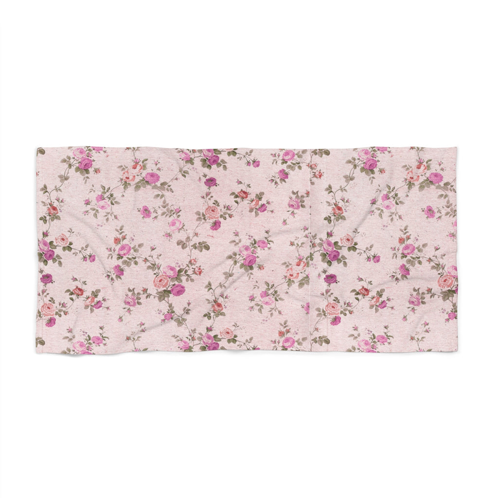 Customizable: Floral Beach Towel, Summer Towel, Bath Blanket, Pool Accessory, Gift for Her, Outdoor Picnic Essential