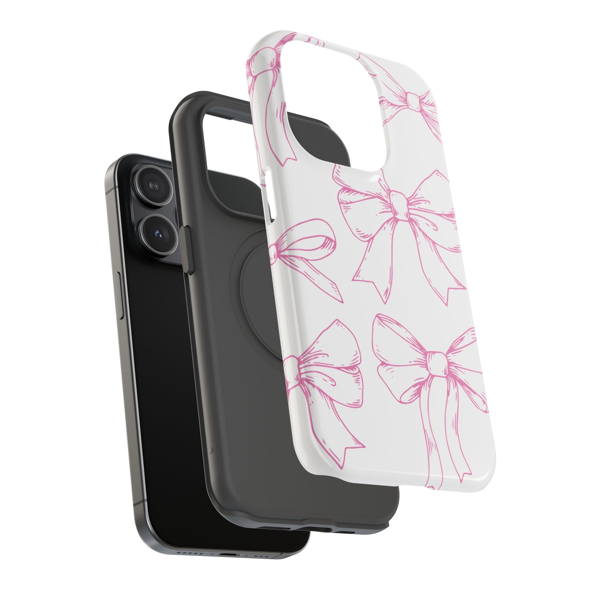 Customizable: Cute Bow Pattern Phone Case