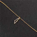 PALESTINE MAP NECKLACE
