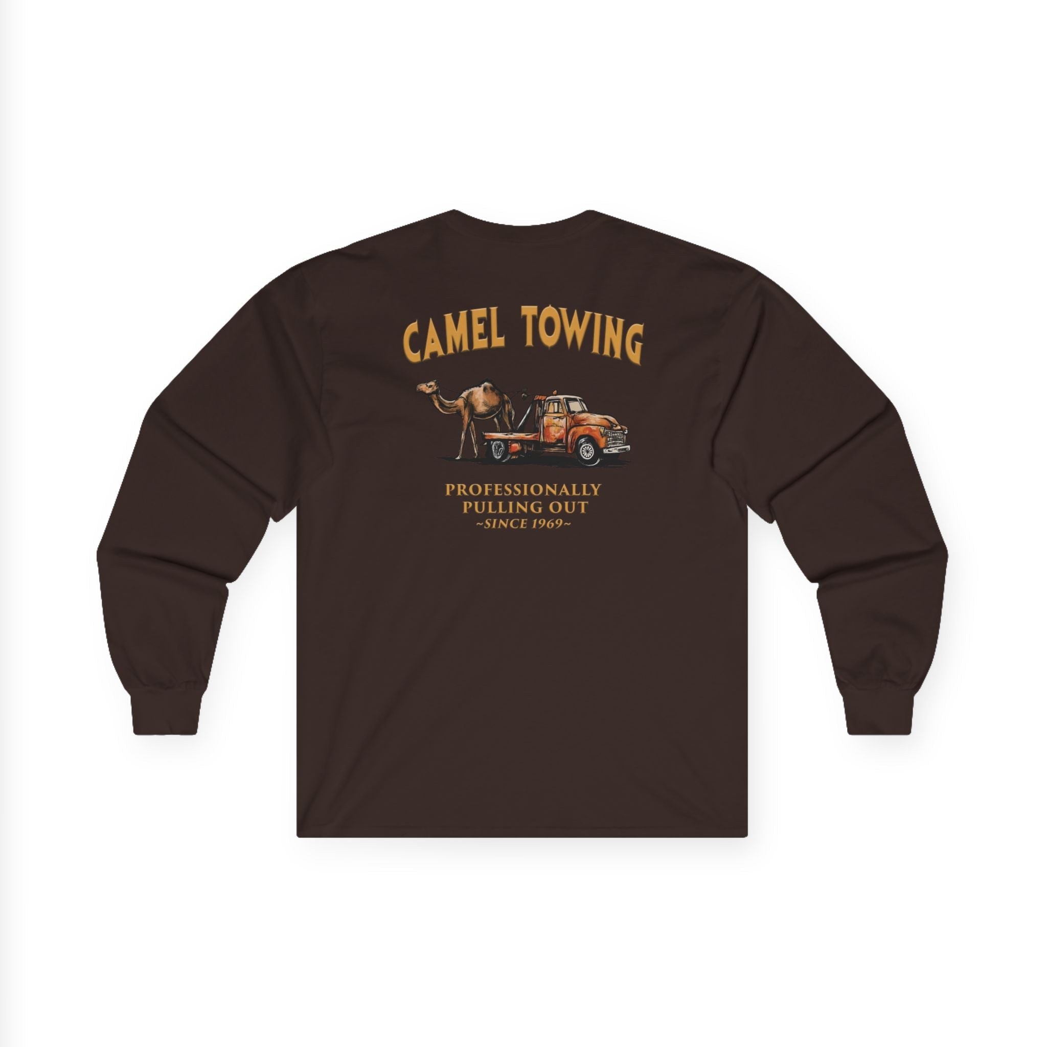 Camel Towing Back Long Sleeve Tee