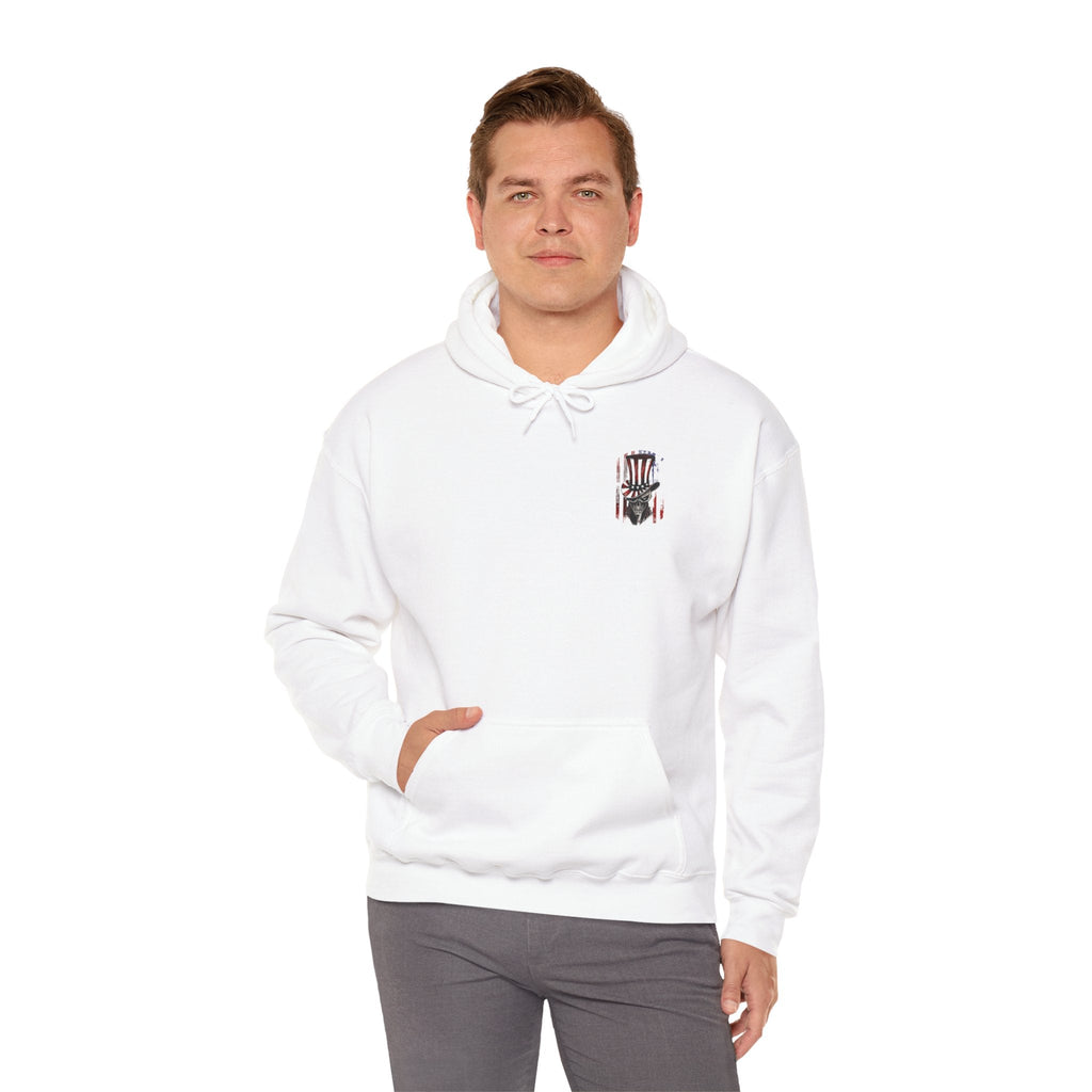 Patriotic Skull Hooded Sweatshirt