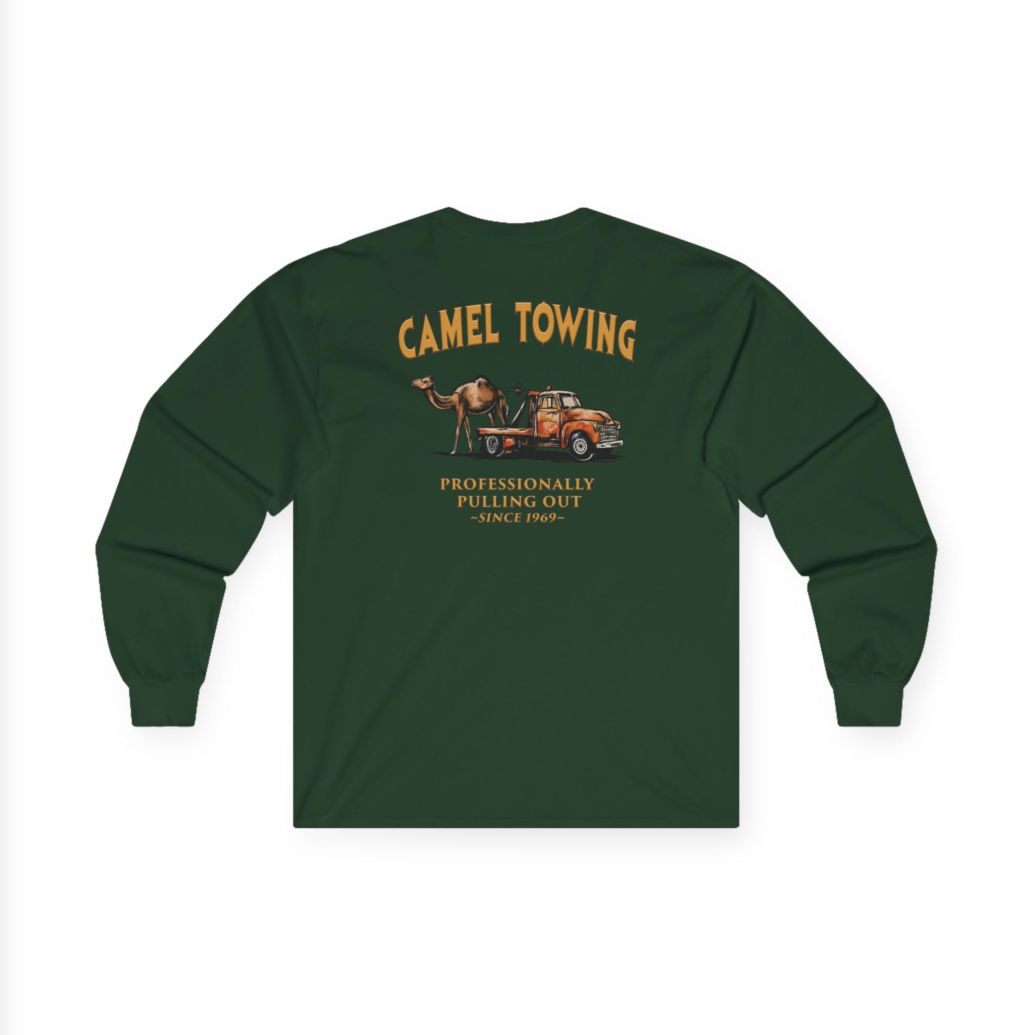 Camel Towing Back Long Sleeve Tee