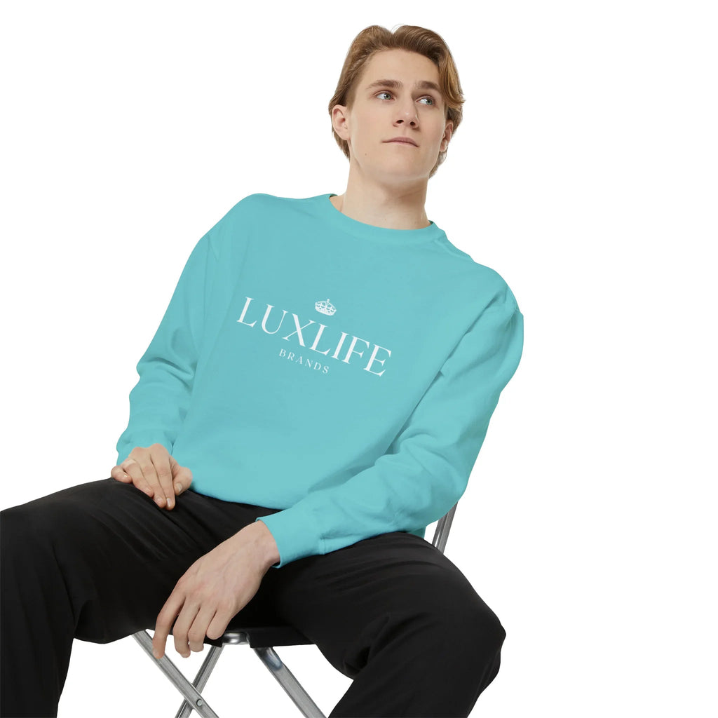 Luxlife Brands Garment-Dyed Sweatshirt