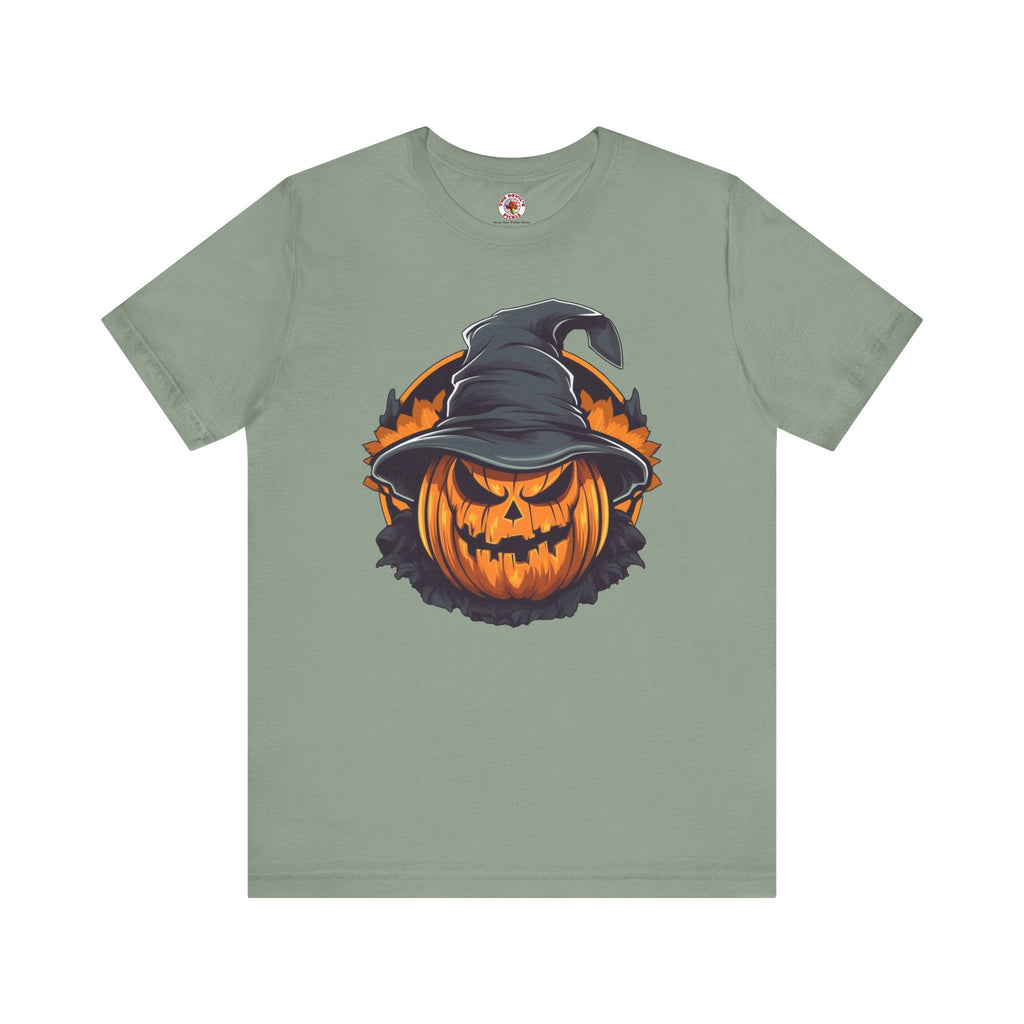 Scary Witch Pumpkin Halloween T-Shirt