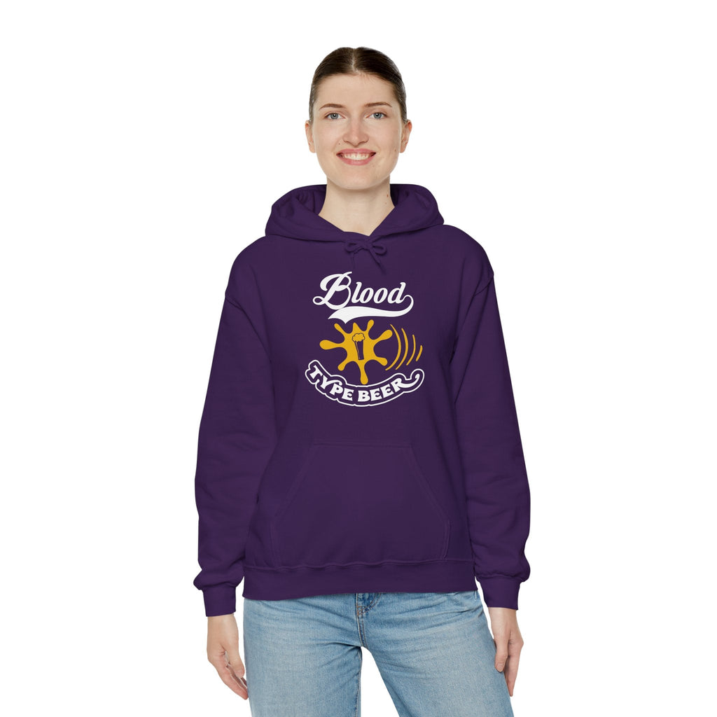 Blood Type Beer Hooded Sweatshirt