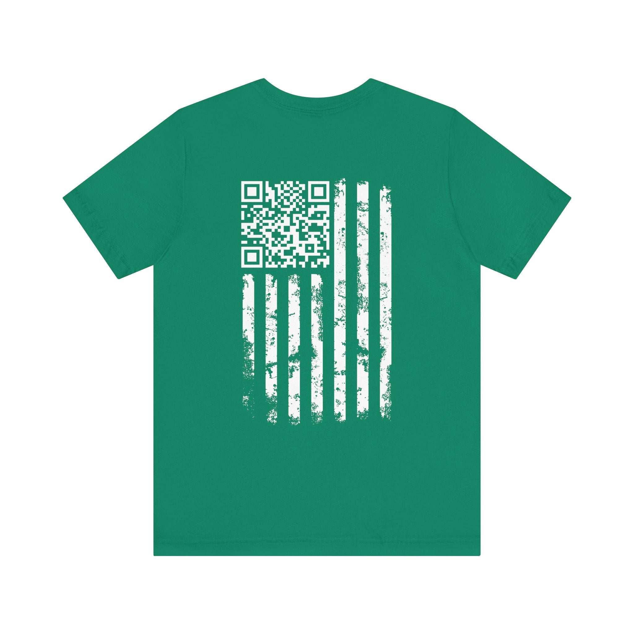 American Flag QR Code T-Shirt