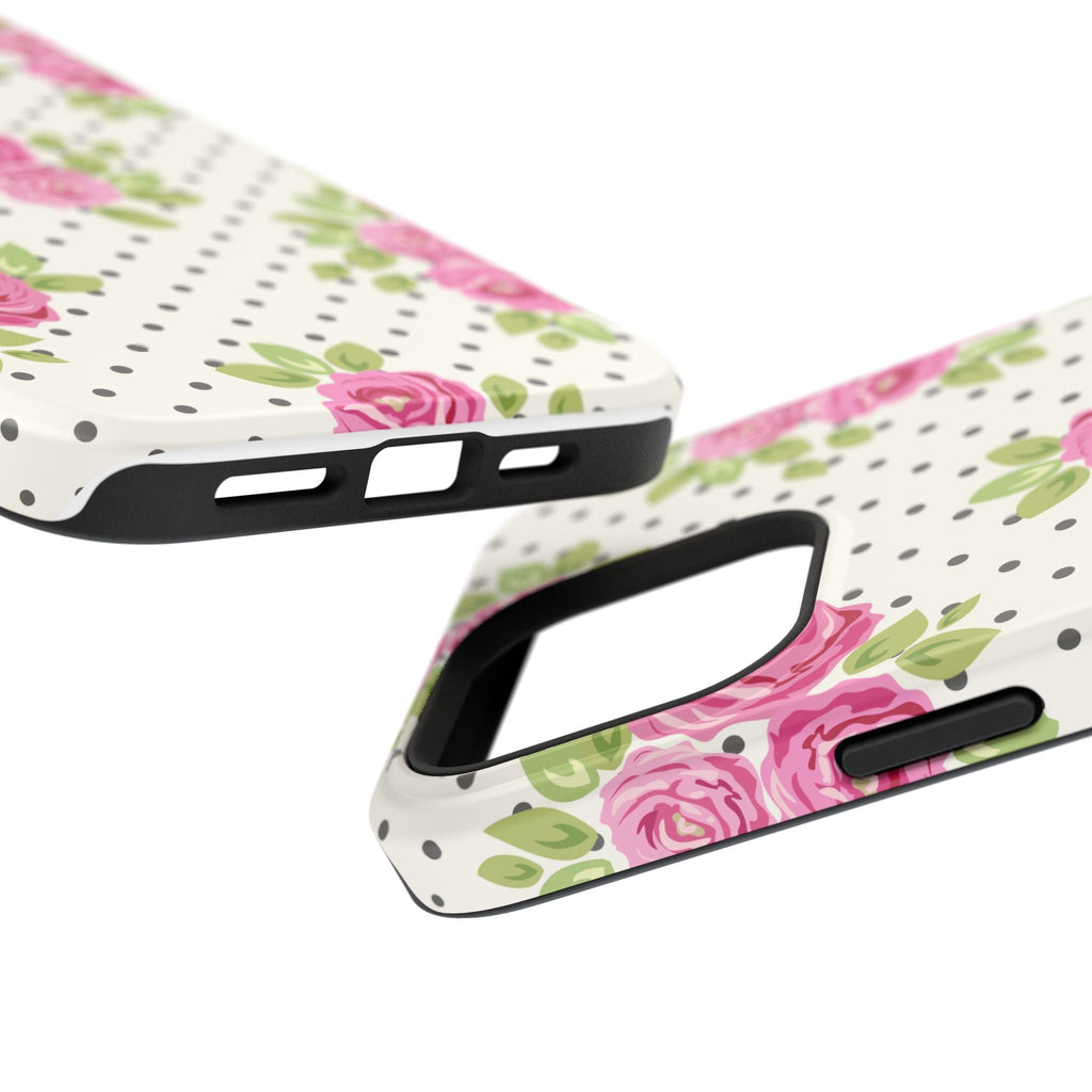 Customizable: Floral Polka Dot Phone Case