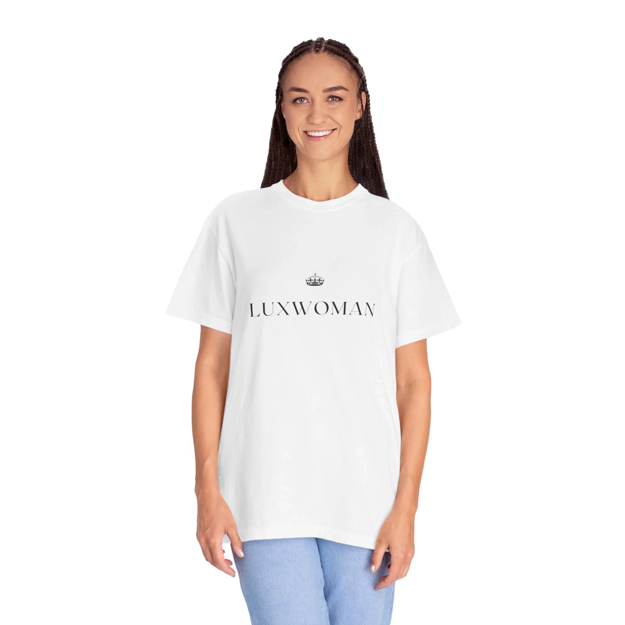 LUXWOMAN Soft 100% Cotton Comfort Tee