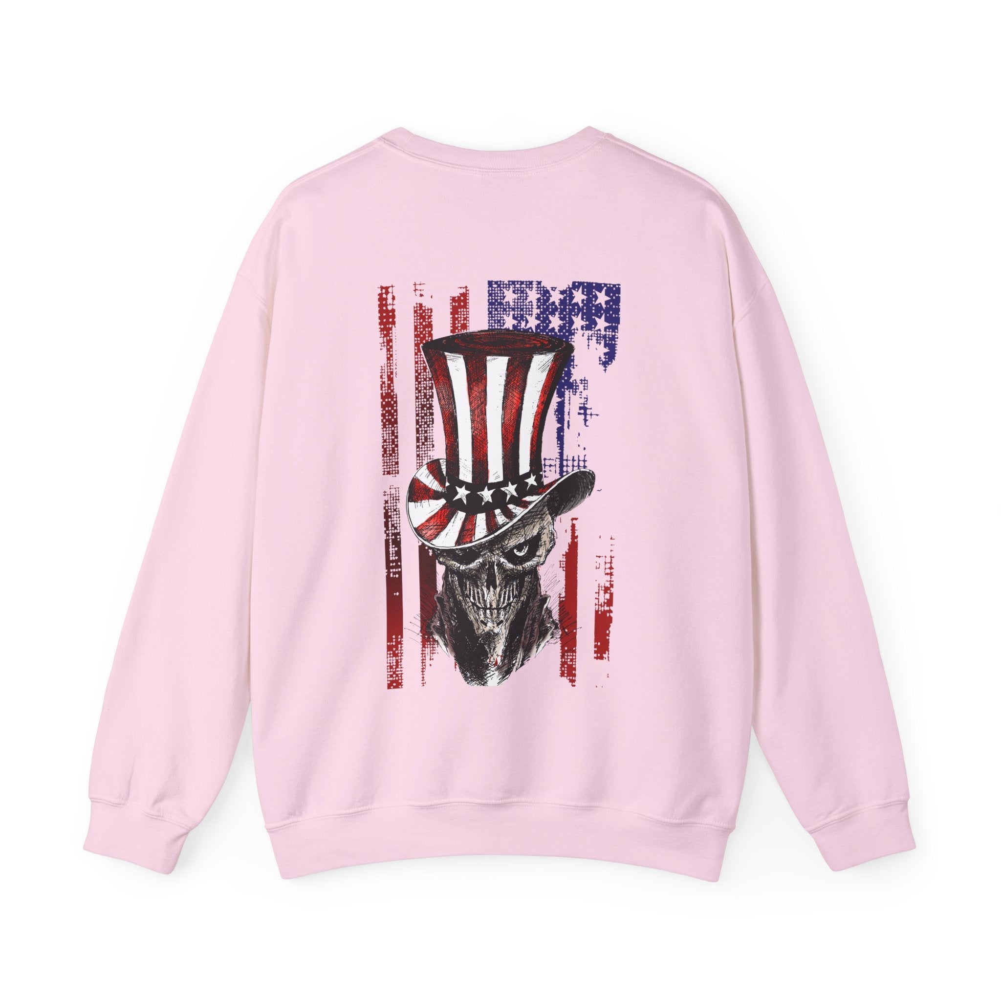 Patriotic Skull Crewneck Sweatshirt