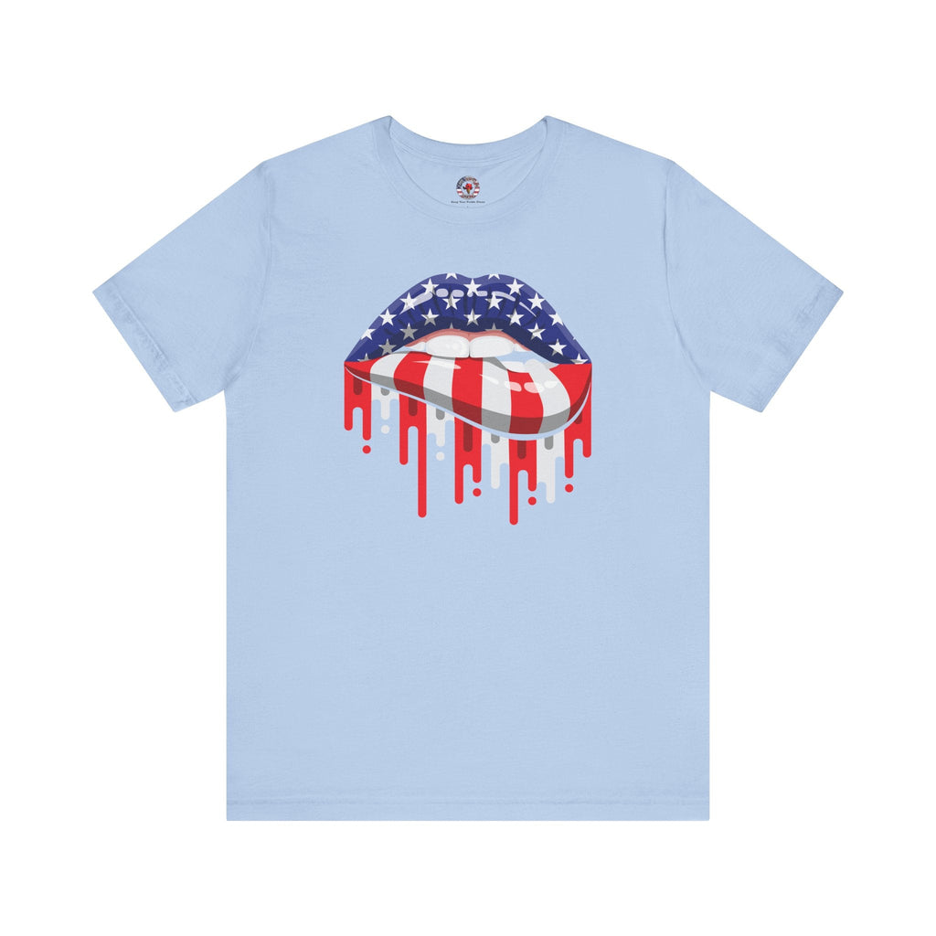 American Flag Lips T-Shirt