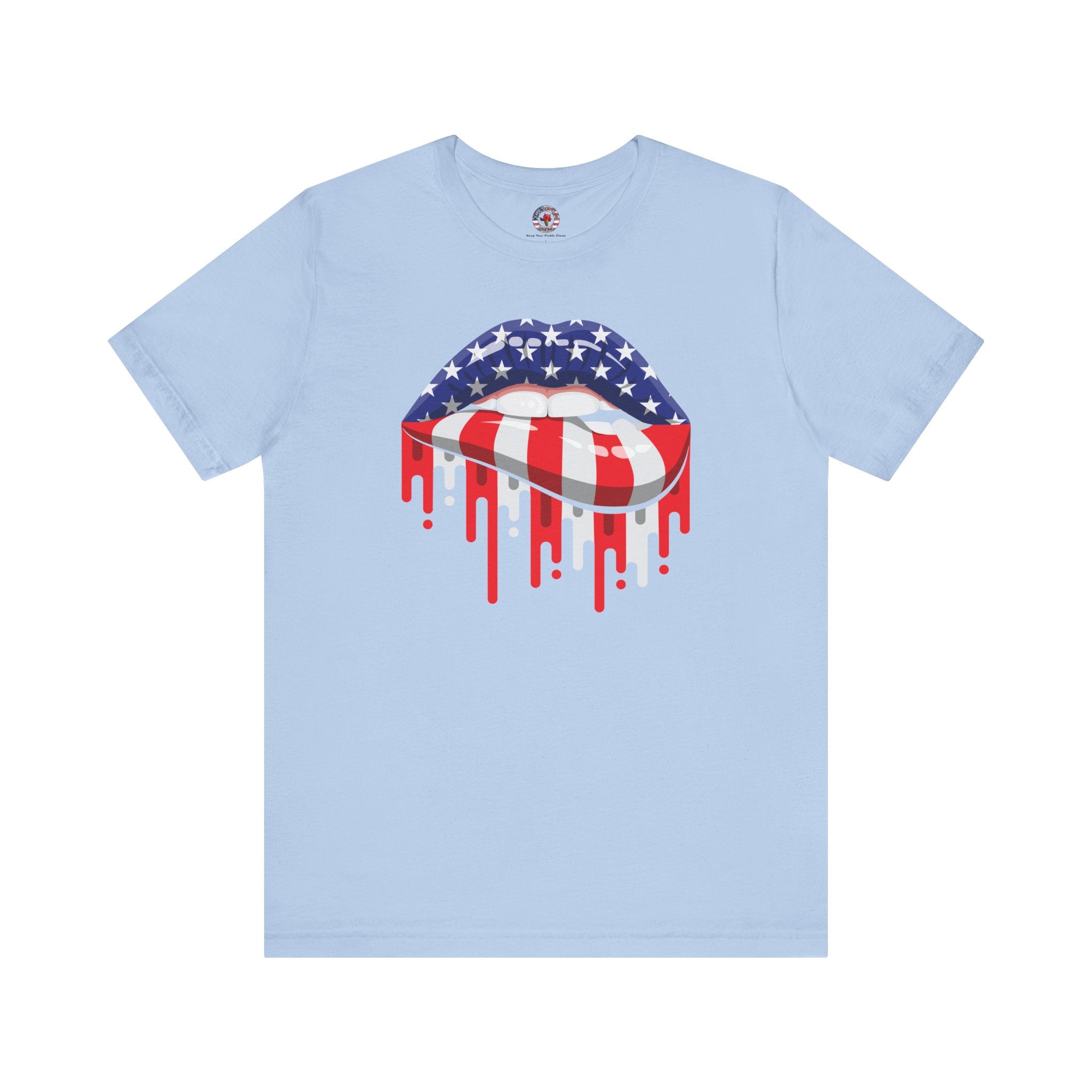 American Flag Lips T-Shirt