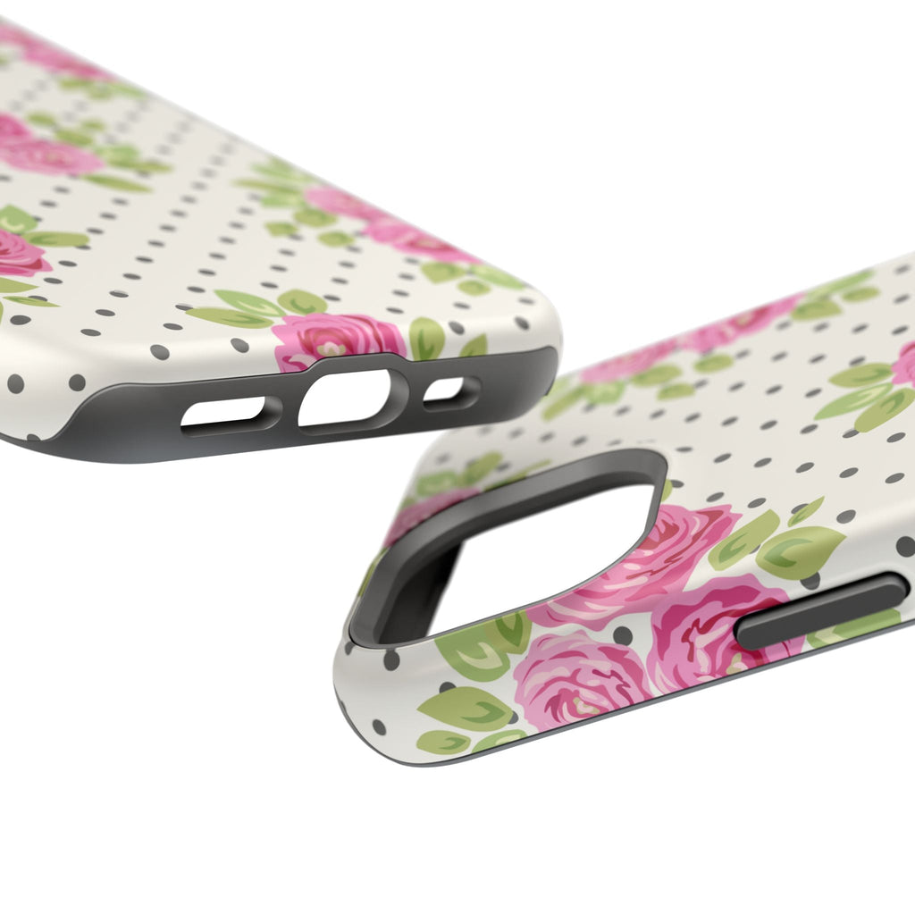 Customizable: Floral Polka Dot Phone Case