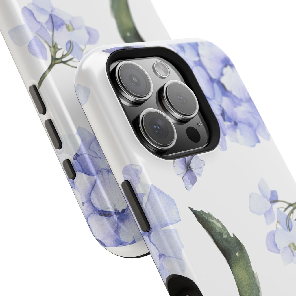 Customizable: Floral Purple Hydrangea Impact-Resistant Phone Case