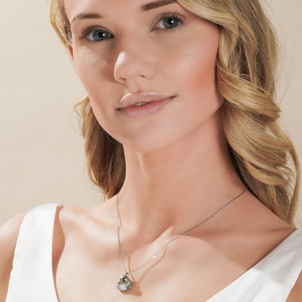 Treasure - Memorial Necklace for Human Ashes - Silver