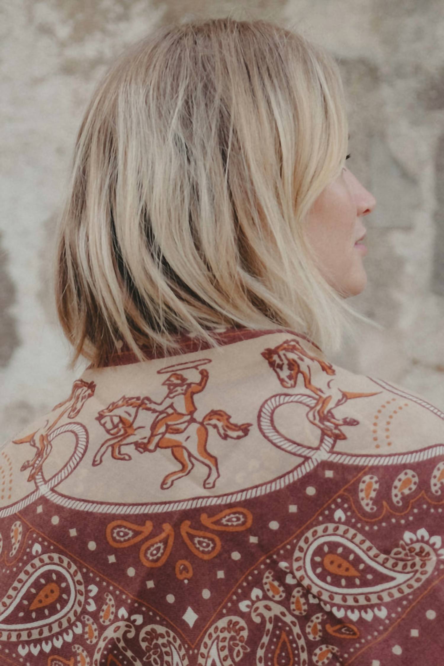 Women's Wool Blend Bandana