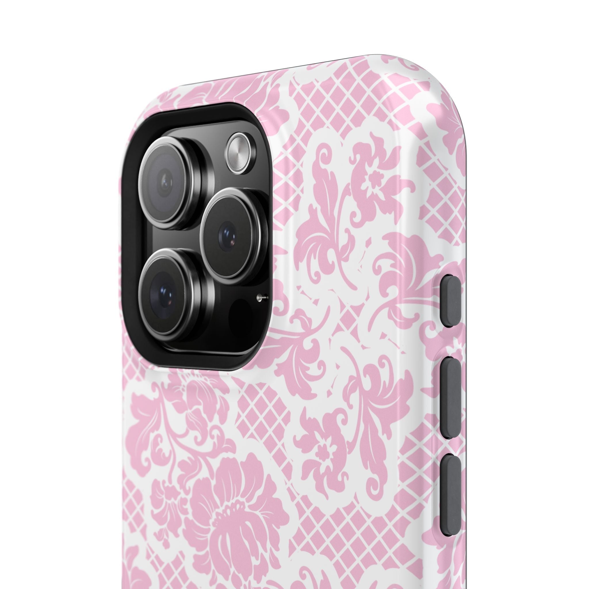 Customizable: Pink Lace Inspired Elegantly Chic Impact-Resistant Case
