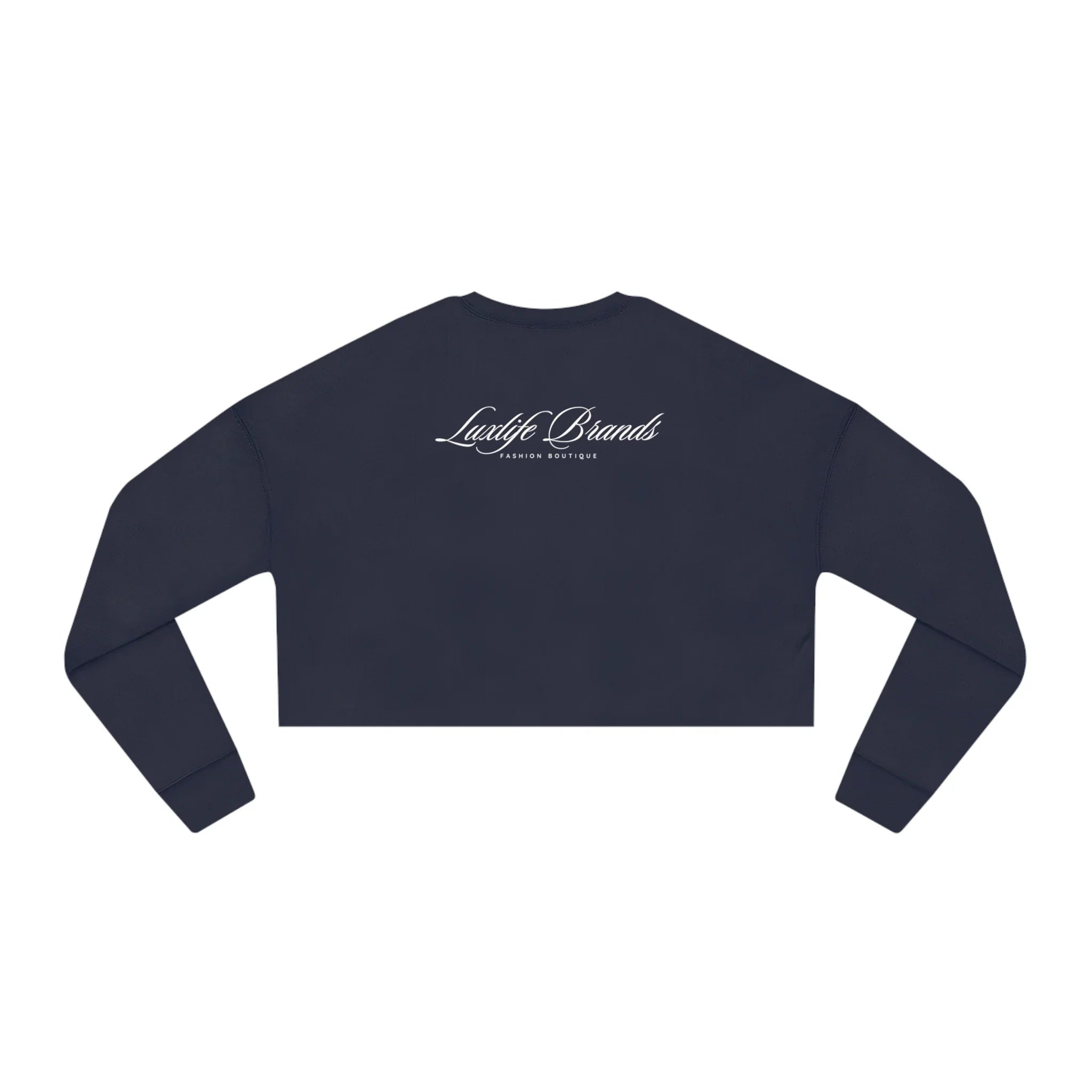 LUXWOMAN Breathable Fleece Cropped Sweatshirt
