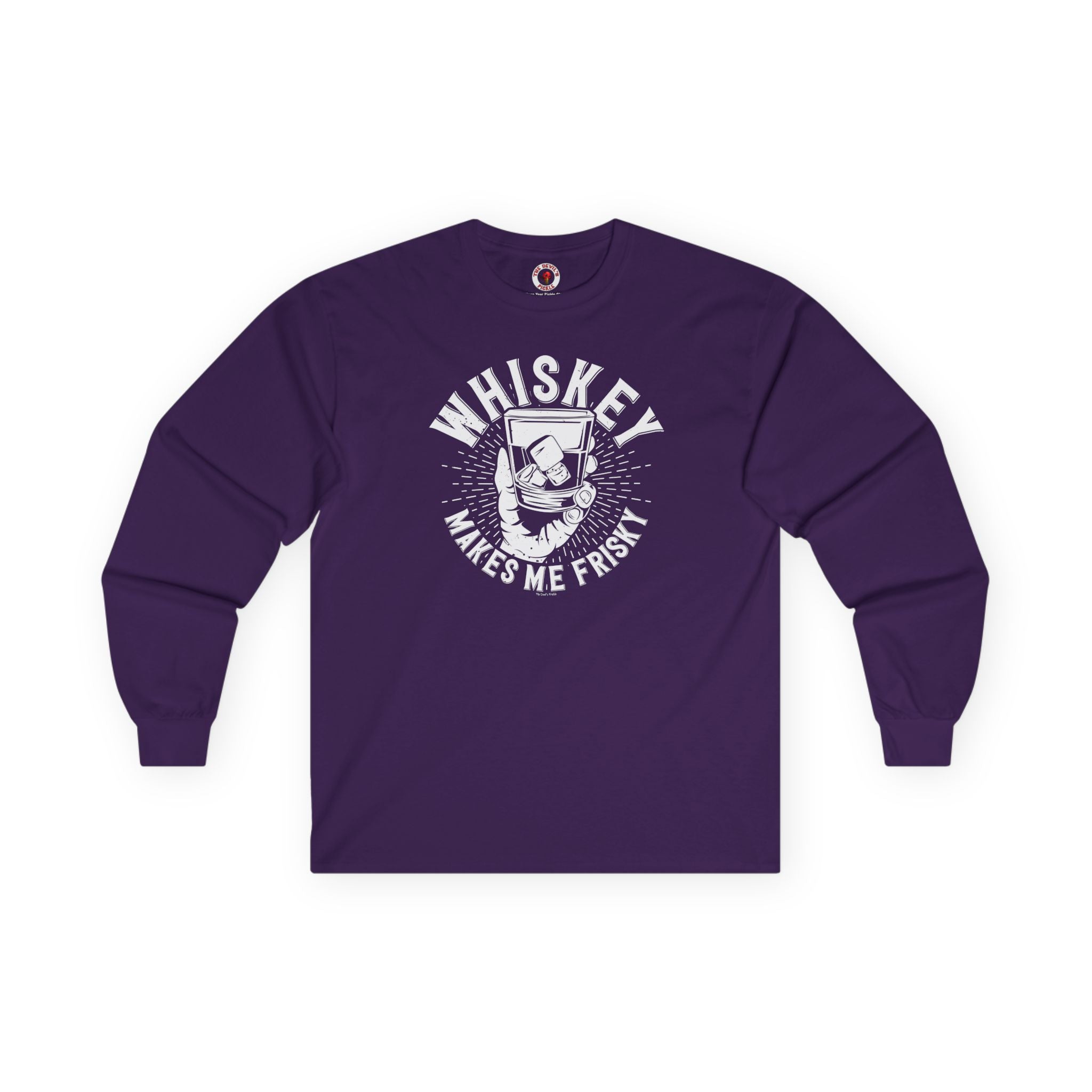 Whiskey Makes Me Frisky Long Sleeve Tee