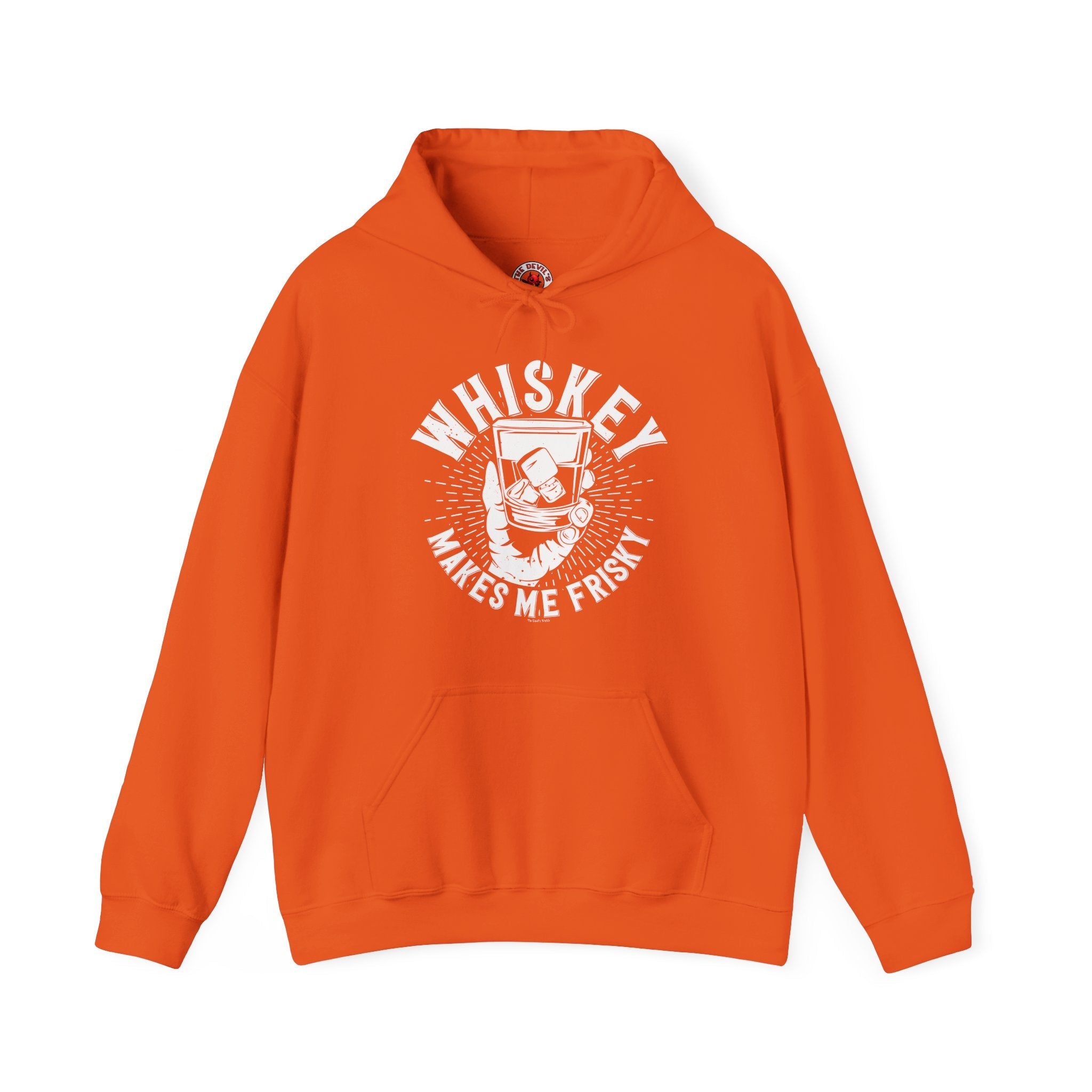 Whiskey Makes Me Frisky Hooded Sweatshirt