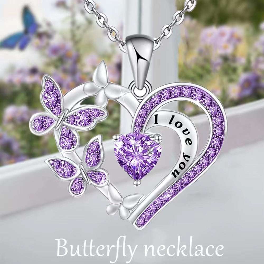 I LOVE YOU BUTTERFLY HEART