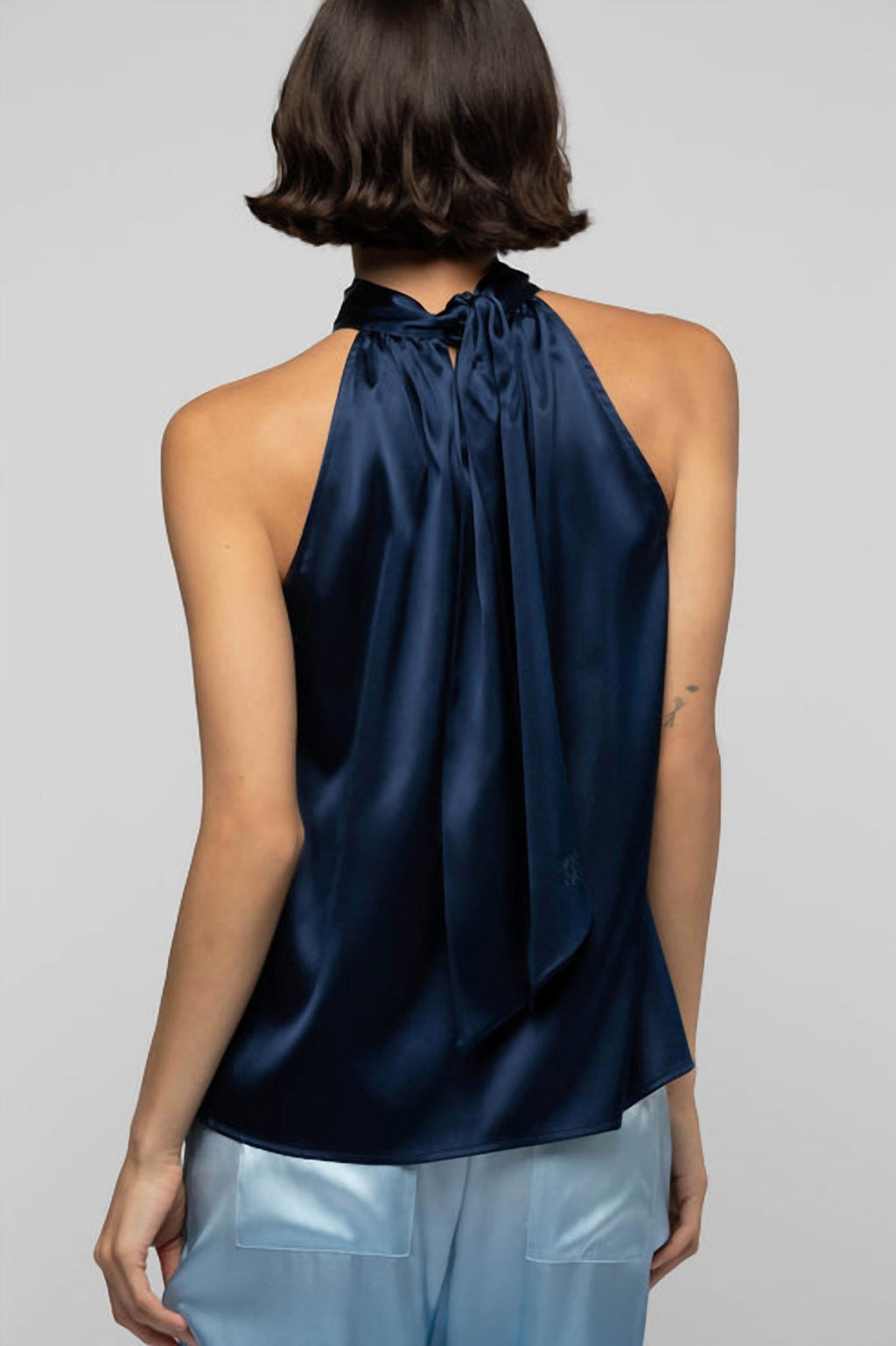 Taymee Silk Sleeveless Top