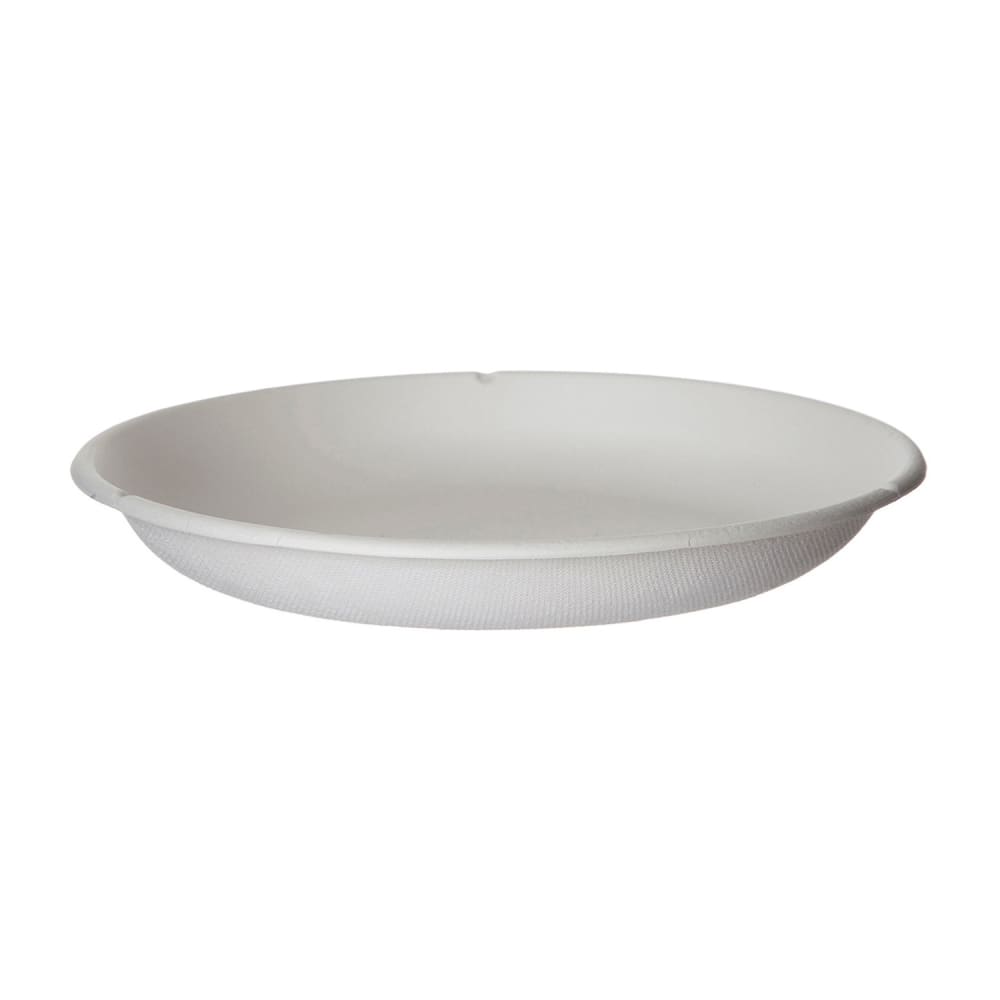 Eco-Products Vanguard WorldView Renewable & Compostable Lined Molded Fiber Take-Out Containers – 9in Round (QTY:400)