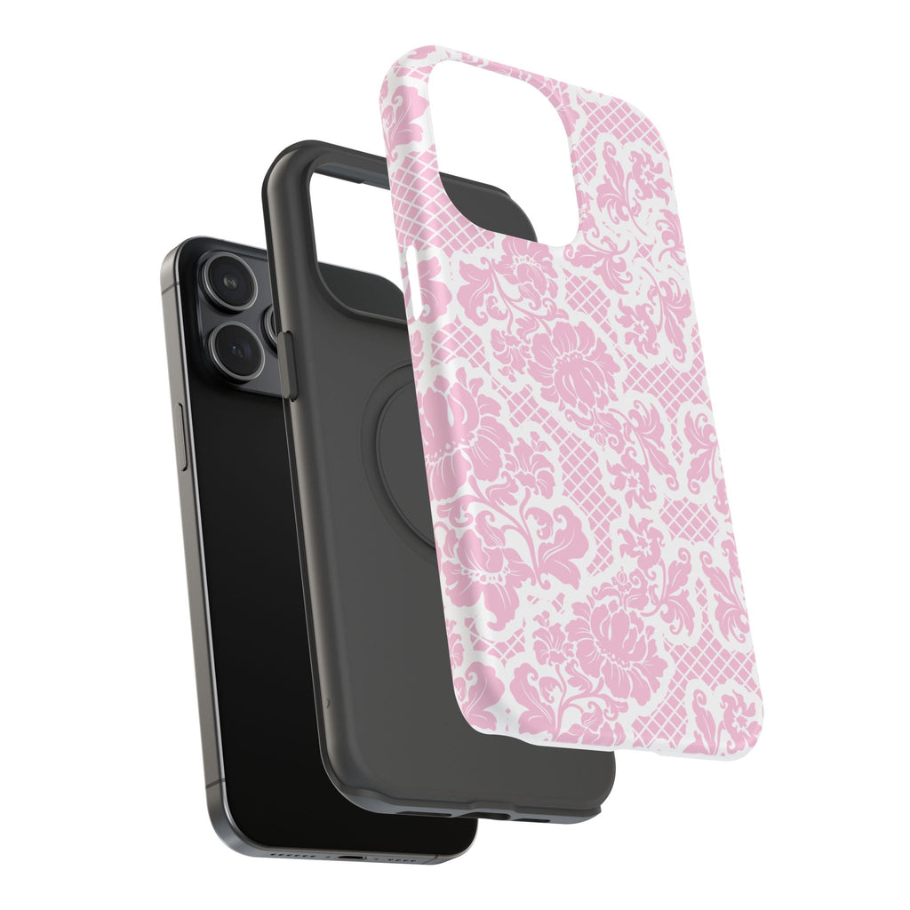 Customizable: Pink Lace Inspired Elegantly Chic Impact-Resistant Case