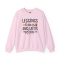 Leggings Leaves and Lattes Please Crewneck Sweatshirt