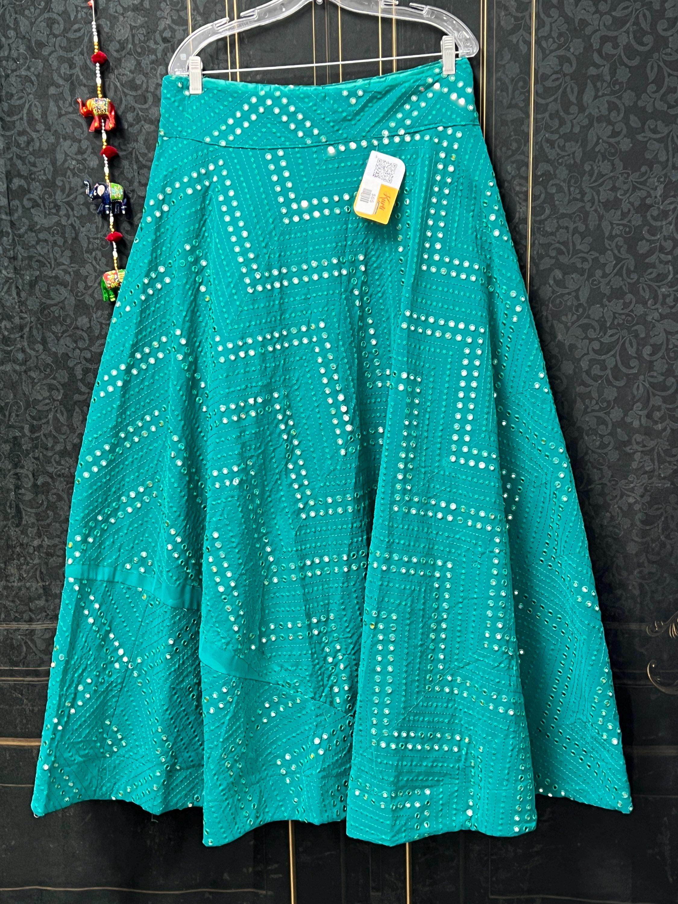 Mirror work lehenga