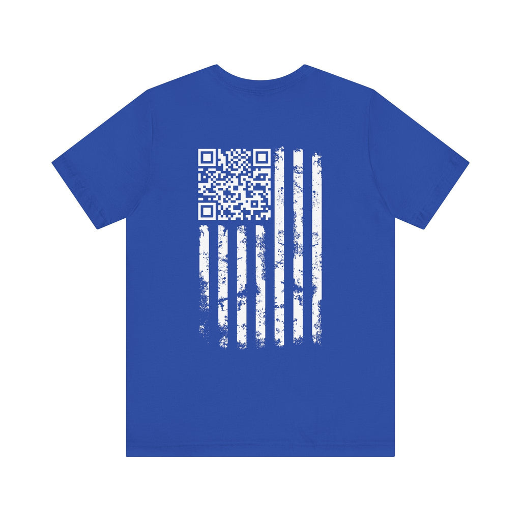 American Flag QR Code T-Shirt