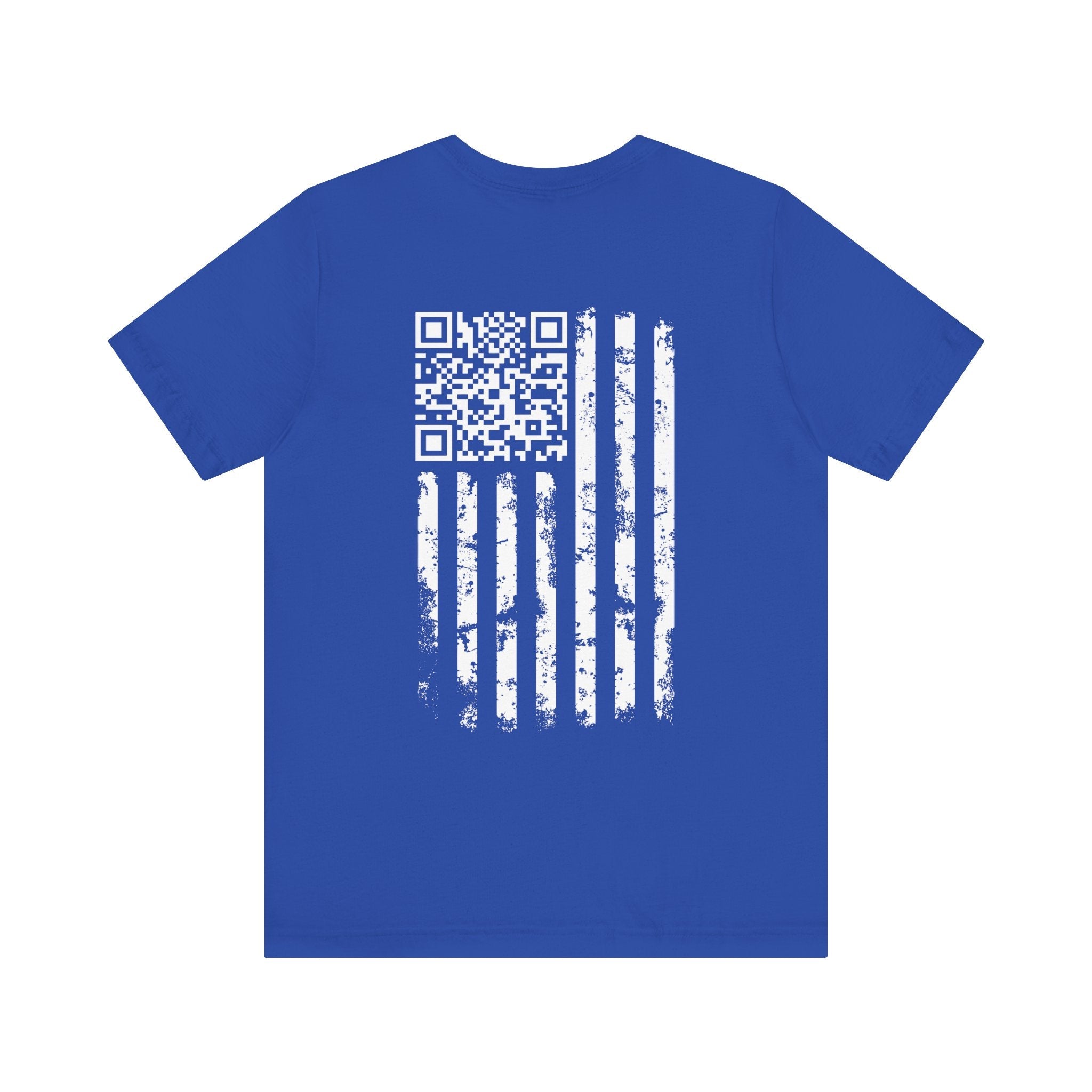 American Flag QR Code T-Shirt
