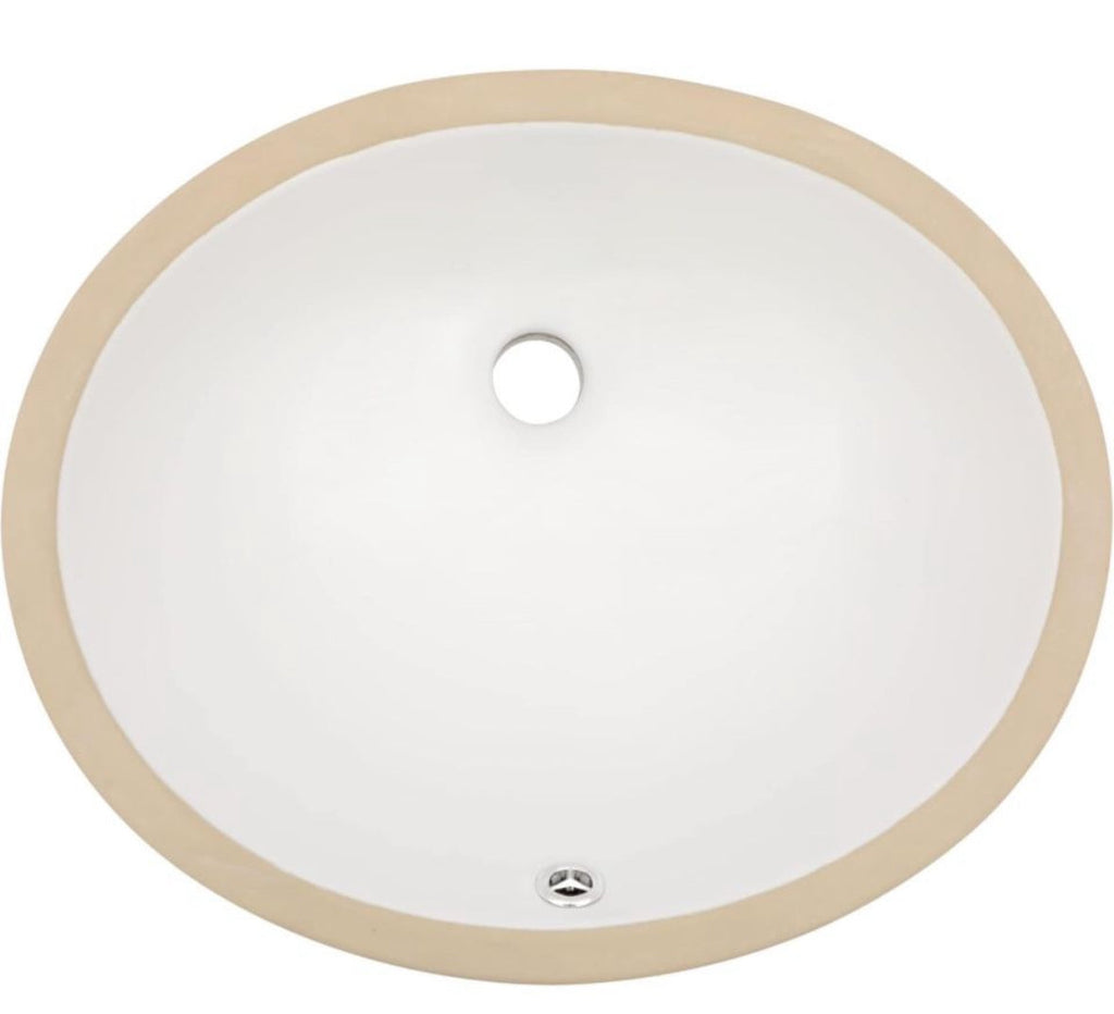 Pottery barn Dcolora Undermount Bathroom Sink Oval - Dcolora 16"x13" White Porcelain Ceramic Oval Vessel Sink Under Counter Lavatory Vanity Bath Sink Bowl Basin Wi