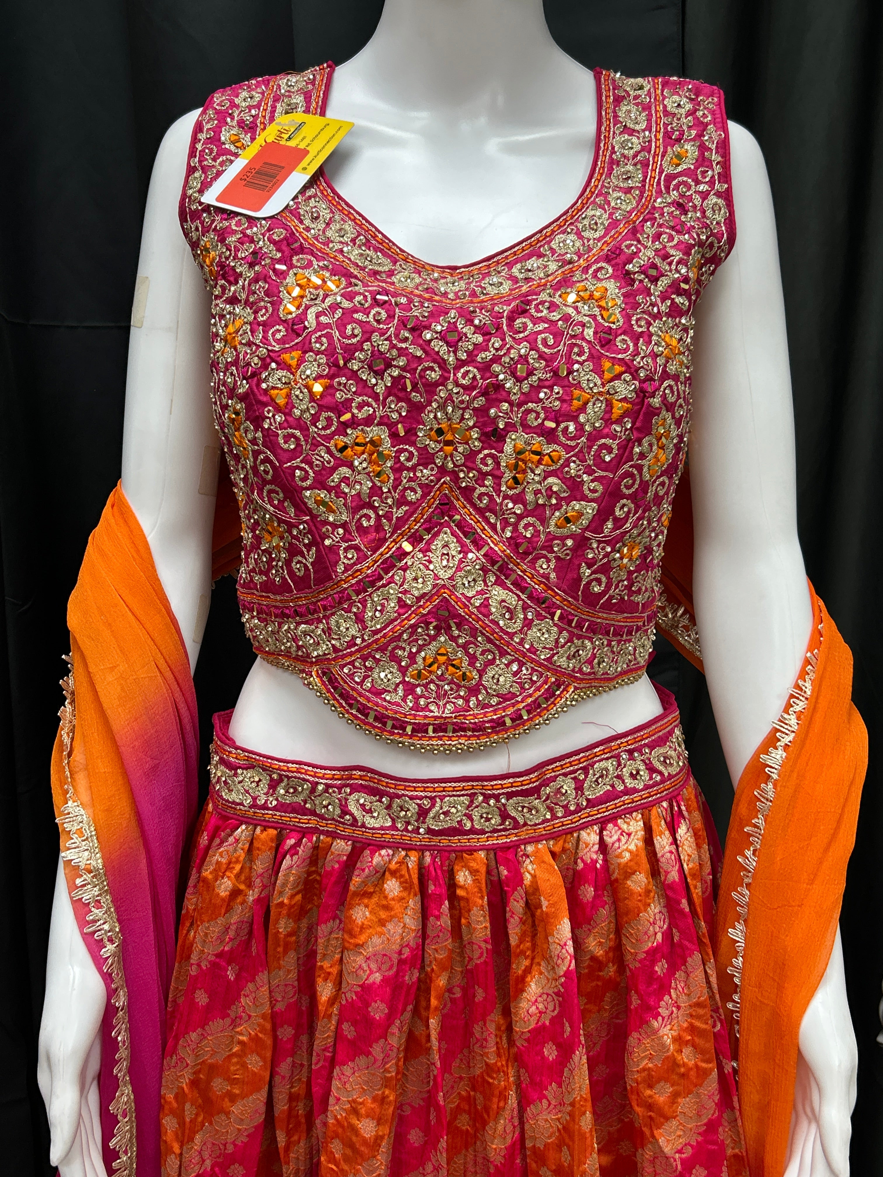 Bandhani print Lehenga choli set