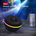 Planetarium Projector Pro for Bedroom, 13 in 1 Star Projector Galaxy Light, Ceiling Night Light Milky Way Mood Lighting with Timer, LED Space Galaxy Lamp Bedroom Room Decor for Adults Kids - BLACK
