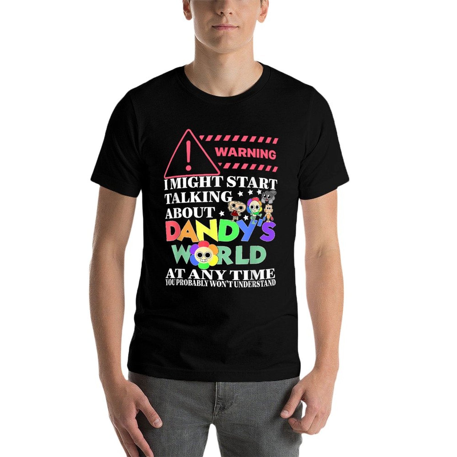 Dandy's World Characters Funny For Men Women Kids High-quality Stitching T-Shirt