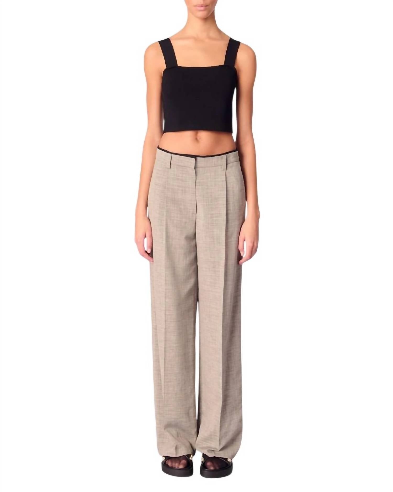 Maje Pigrisa Wide-leg Trousers