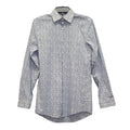 J Ferrar Mens Small PolyCotton Slim Stretch Floral Long Sleeve Button Up Shirt