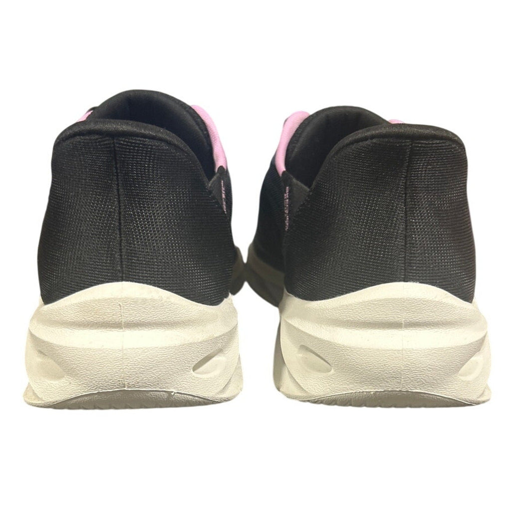 Skechers Womens Size 10 Black Pink Mesh Hands Free Swift Fit Athletic Shoes