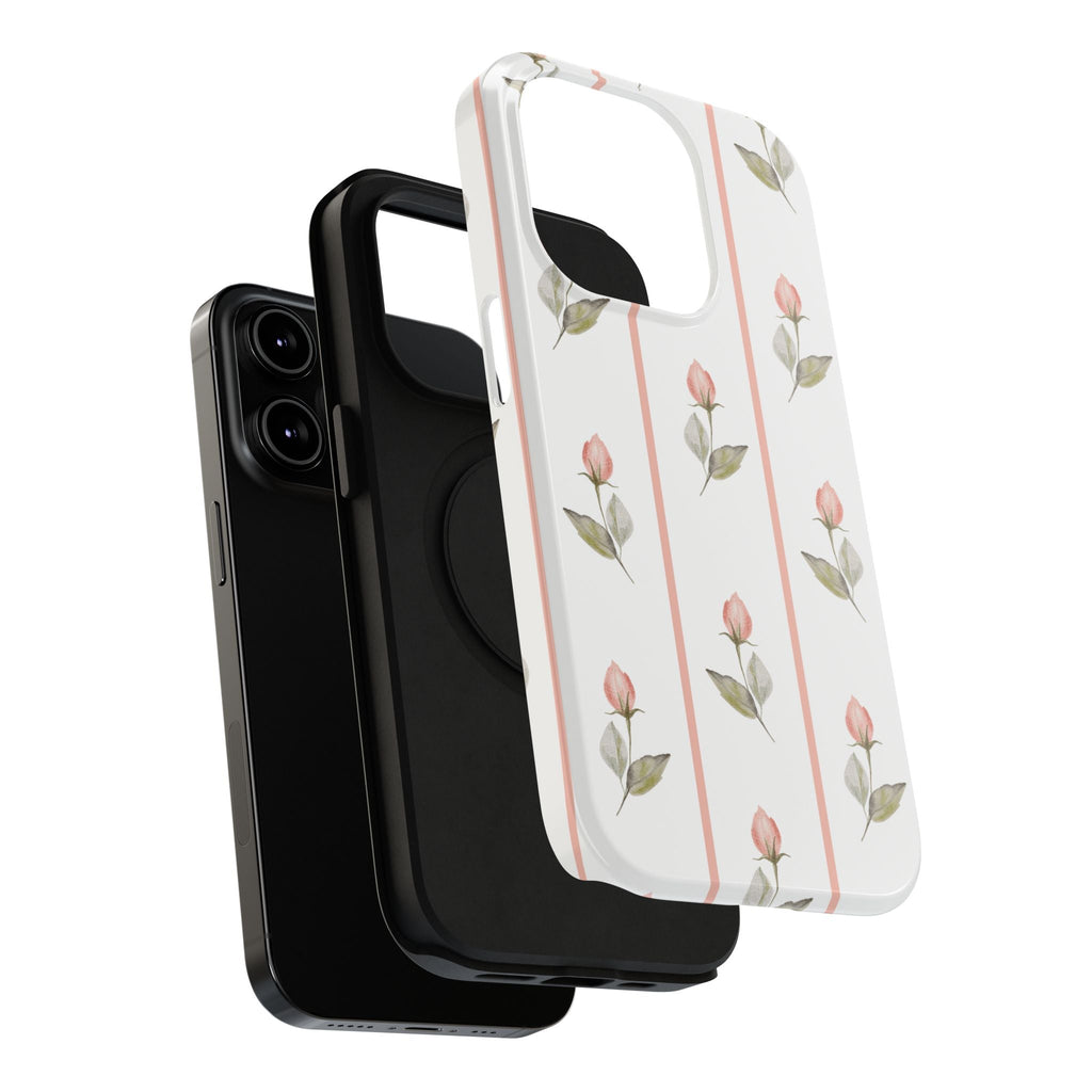 Customizable: Floral Impact-Resistant Phone Case, Chic Phone Cover