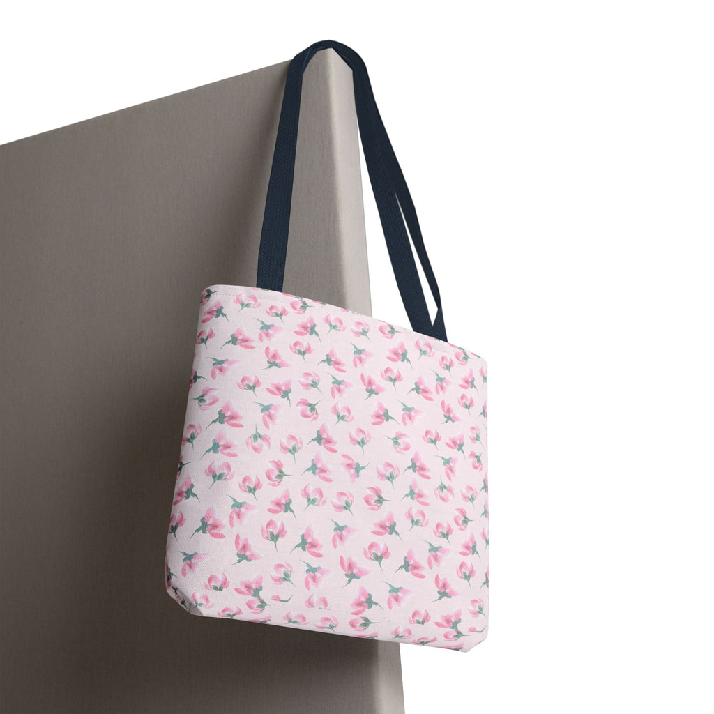 Customizable: Chic Floral Tote Bag, Versatile Shopping Bag, Pretty Grocery Tote, Cute Beach Bag, Stylish Gift for Her