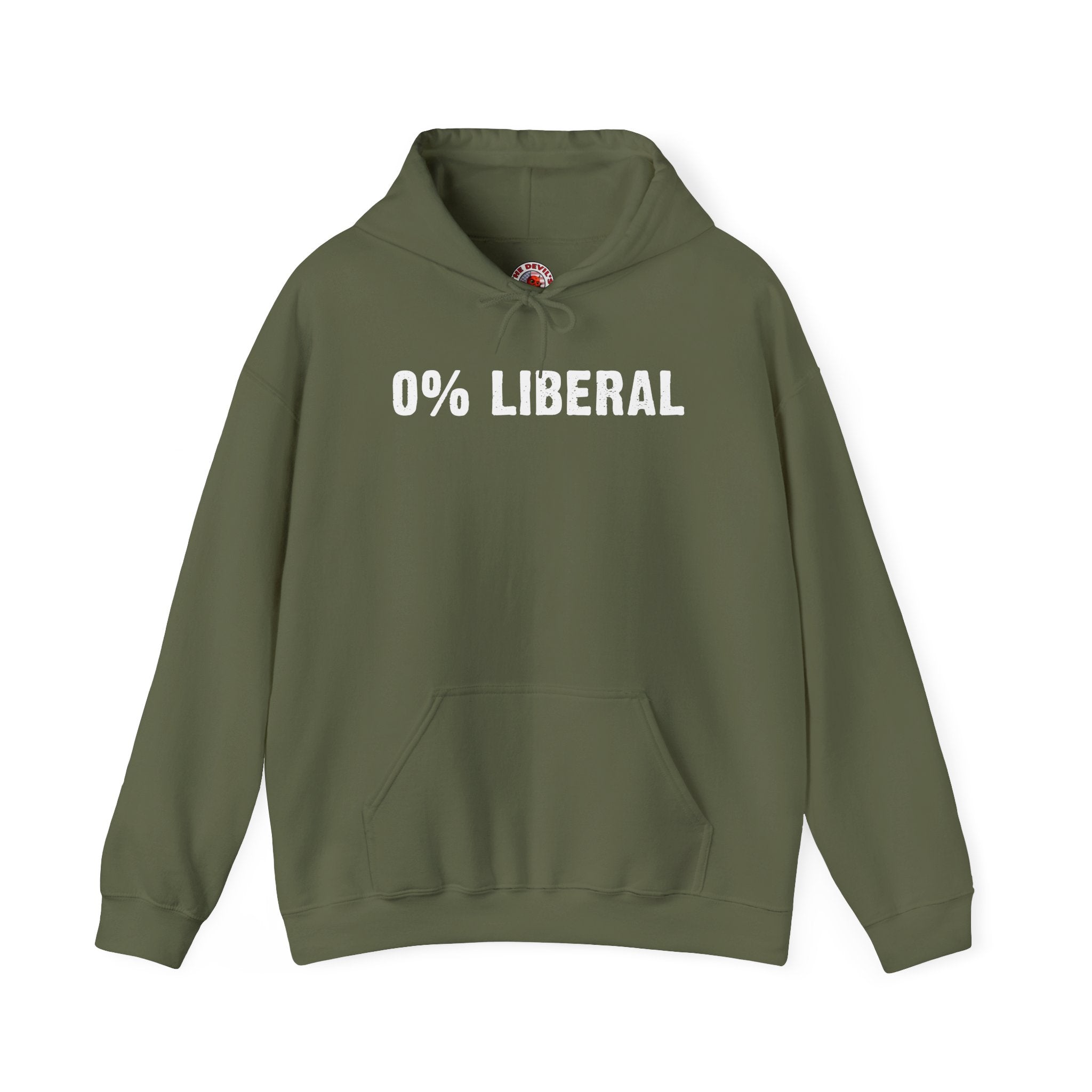 0% Liberal Hooded Sweatshirt