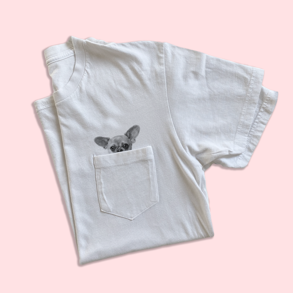 Ready-Made Peeking Pet Pocket Tee
