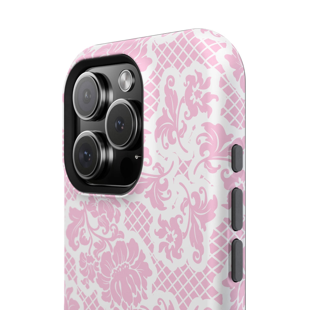 Customizable: Pink Lace Inspired Elegantly Chic Impact-Resistant Case