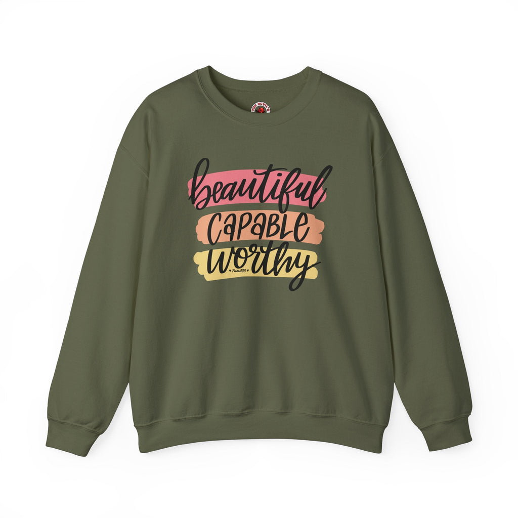 Beautiful Capable Worthy Crewneck Sweatshirt