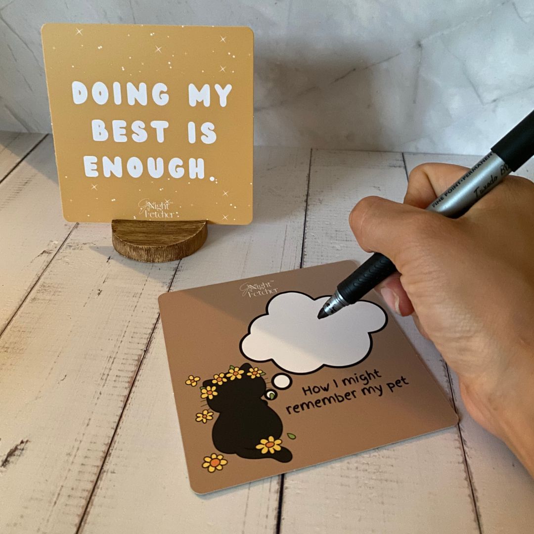 For Kids: Pet Loss Comfort Cards - 51 Affirmations with Prompts
